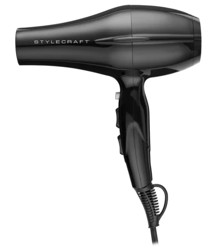 Stylecraft STAY TEMP HAIR DRYER WITH TURBO POWER MOTOR